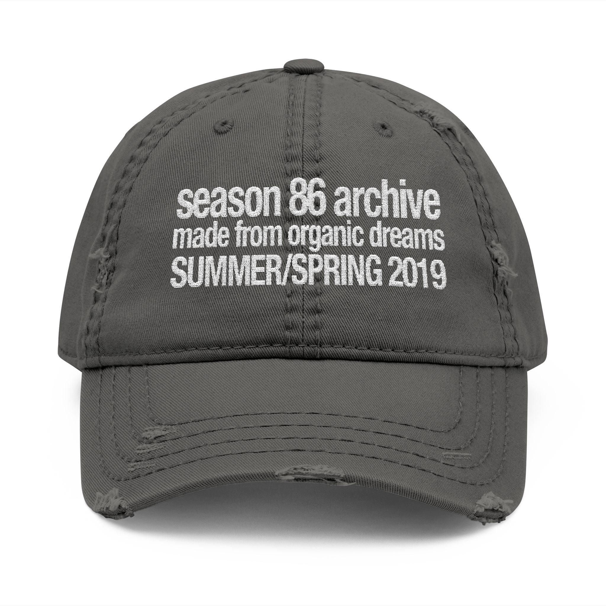 Greedlike Distressed Embroidered Archive Hat
